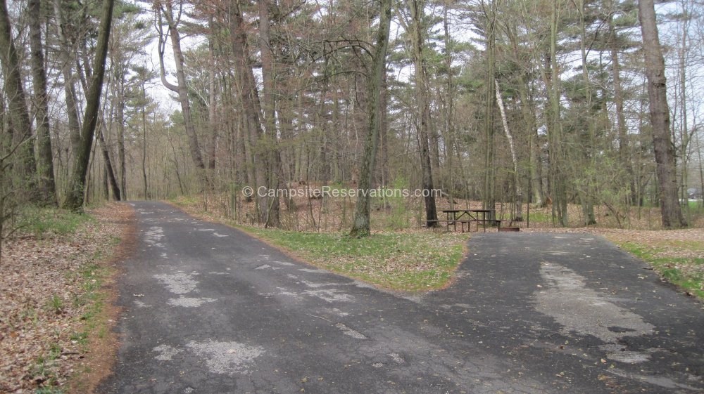 Campsite 069 in KohlerAndrae State Park Campground at KohlerAndrae State Park, Wisconsin